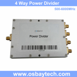 20dB 500_6000MHz 4 Way RF Wilkinson power divider Splitter 